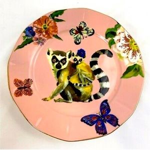 Anthropologie Nathalie Lete Titiana lemur dessert plate